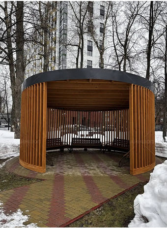 Как реализуется «Супрематизм» в создании идеальной беседки. От идеи до реализации