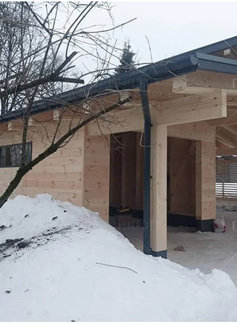 Проектирование и реализация проекта навеса для гаража (индивидуальный заказ)