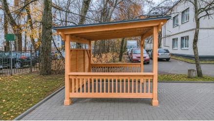 Беседка Пикник 2,5х2,5 без пола