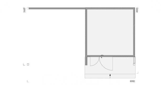 Навес Скаут 4х6,5 с хозблоком