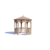 Комплект для самостоятельной сборки Беседки Виктория d 2,5 (без пола)