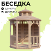 Комплект для самостоятельной сборки Беседки Виктория d  2,5 (полузакрытая, двухъярусная)