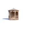 Комплект для самостоятельной сборки Беседки Виктория d 2,5 (полузакрытая)