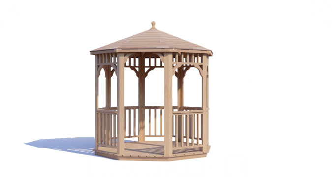 Комплект для самостоятельной сборки Беседки Виктория d 2,5 (стандарт)