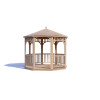 Комплект для самостоятельной сборки Беседки Виктория d 3 (стандарт)