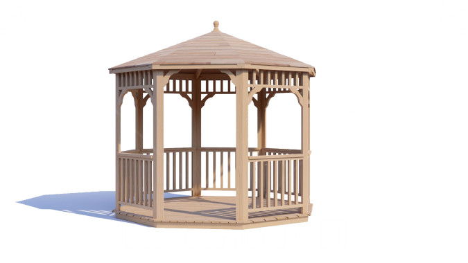 Комплект для самостоятельной сборки Беседки Виктория d 3 (стандарт)