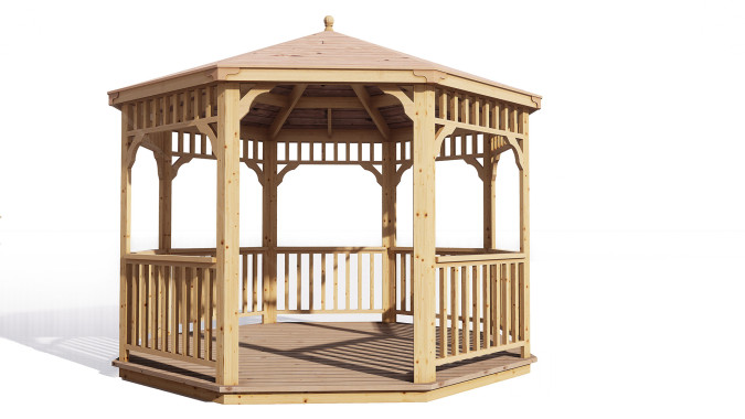 Комплект для самостоятельной сборки Беседки Виктория d 3,5 (стандарт)