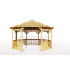 Комплект для самостоятельной сборки Беседки Виктория d 4 (без пола)