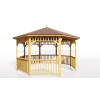 Комплект для самостоятельной сборки Беседки Виктория d 4 (без пола)