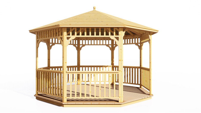 Комплект для самостоятельной сборки Беседки Виктория d 4 (стандарт)