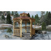 Комплект для самостоятельной сборки Беседки Виктория d 3 (без пола, двухъярусная)