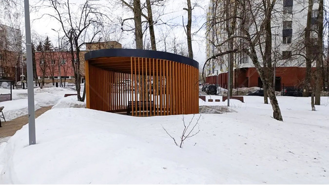 Круглая беседка-сцена d=6м