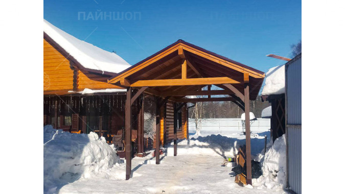 Навес для авто Бивер 3х5