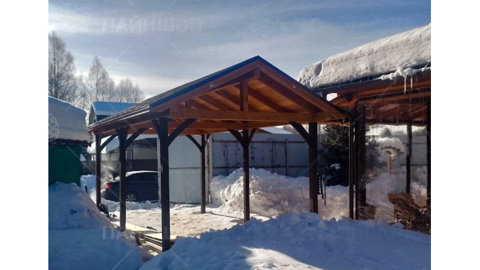 Навес для авто Бивер 3х5