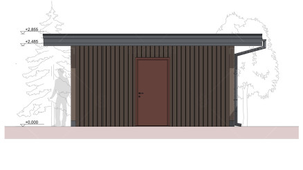 Навес для авто Гамбург 5х9