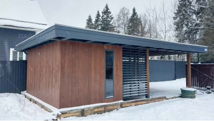 Навес для авто Гамбург 5х9