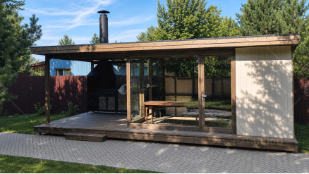 Панорамная беседка Скаут. Акция: «все включено!»  Резерв весна-лето 2026.  