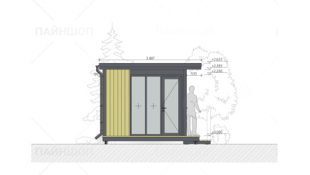 Баня Скаут 3,5х11