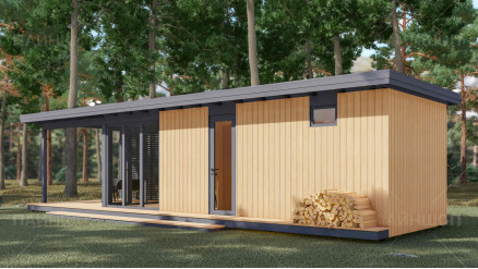 Баня Скаут 3,5х11