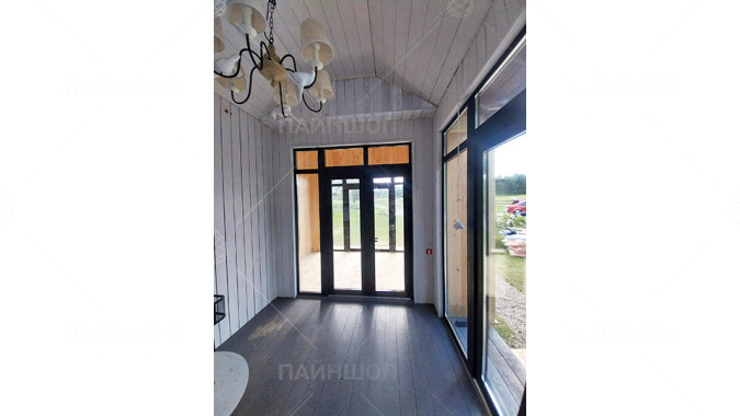 Беседка Амьен с пристройкой  4,20х7,55