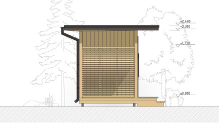 Хозблок Скаут 2,70х5,33