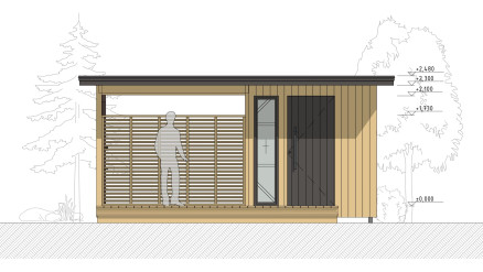 Хозблок Скаут 2,70х5,33