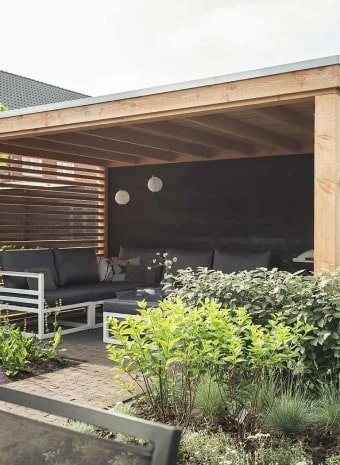 Деревянный навес для сада «Карелы»: стильное и практичное решение для вашего участка