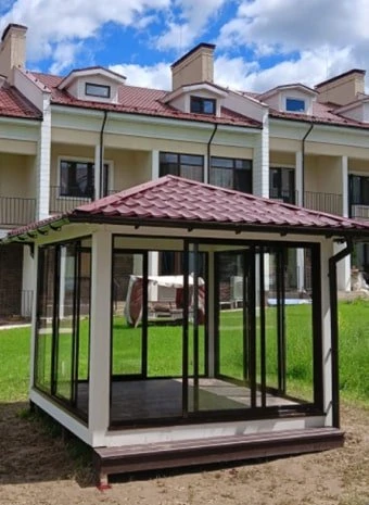 Панорамная беседка 3x3: современное решение для вашего участка