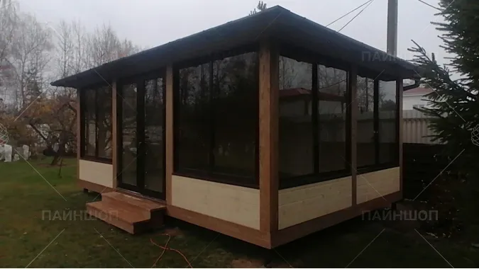 Беседка панорамная №1 4х6