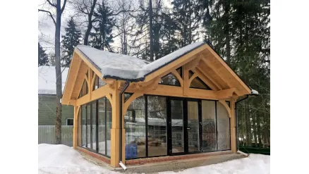 Беседка панорамная №3 6,3х6,3