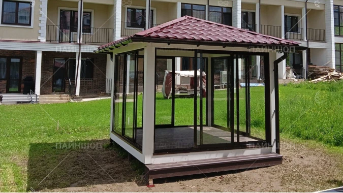 Беседка панорамная №7 3х3