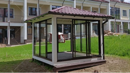 Беседка панорамная №7 3х3