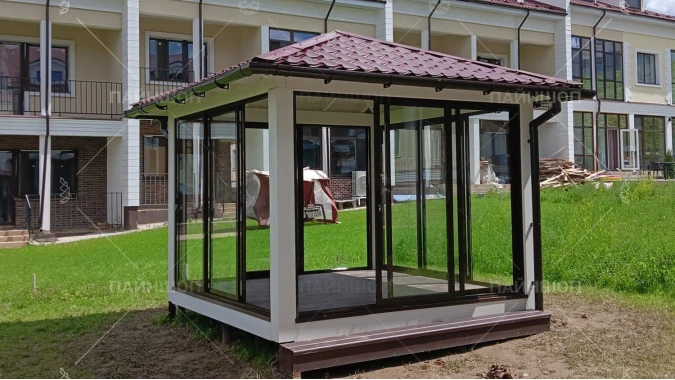Беседка панорамная №7 3х3