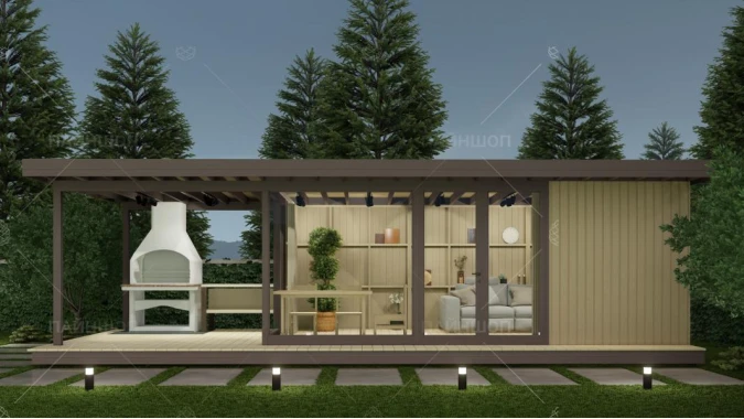 Павильон Скаут 4х9