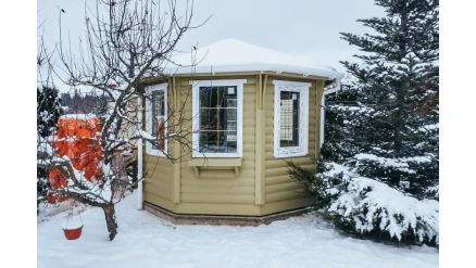 Беседка застекленная D3,5