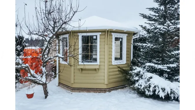 Беседка застекленная D3,5