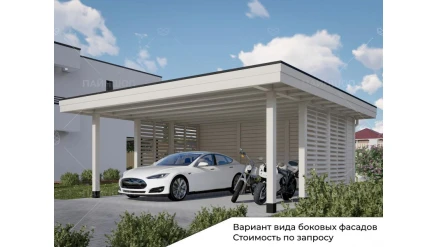 Навес для авто Гамбург Новый 5,95х5,95