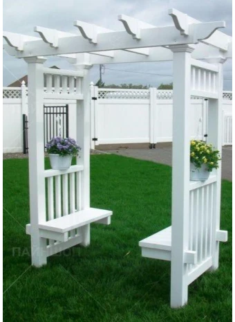 Арка – визитная карточка садового участка 