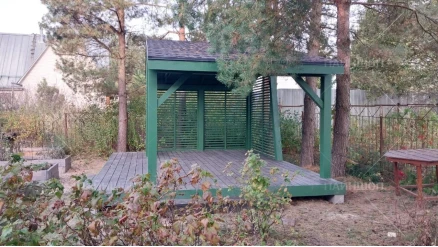 Беседка 3х6 дизайнерская асимметричная