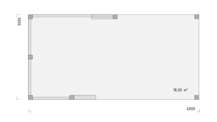 Беседка 3х6 дизайнерская асимметричная