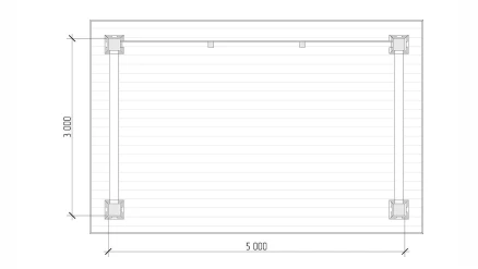Беседка Беринг 3х5