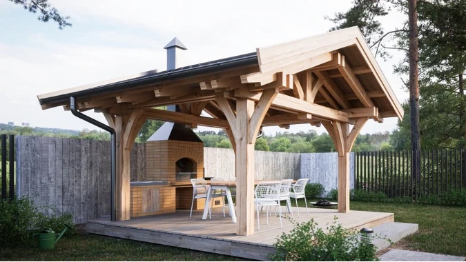 Беседка Энген 3х3,5