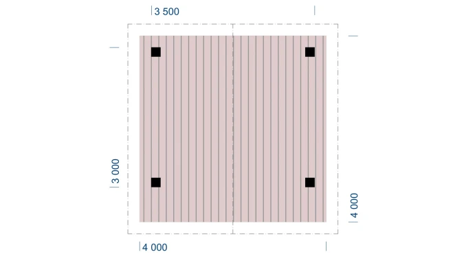 Беседка Энген 3х3,5