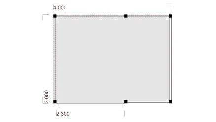 Беседка Канкун 3х4