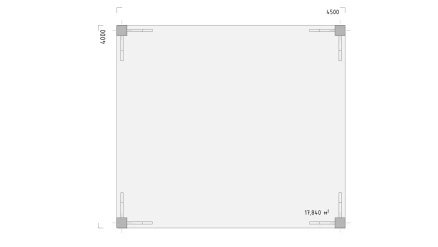 Беседка Беринг 4х4,5