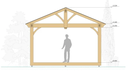 Беседка Беринг 4х4,5