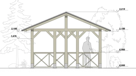 Беседка Бохен 3х4 