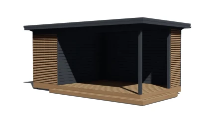 Беседка Хемген с хозблоком