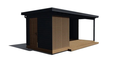 Беседка Хемген с хозблоком