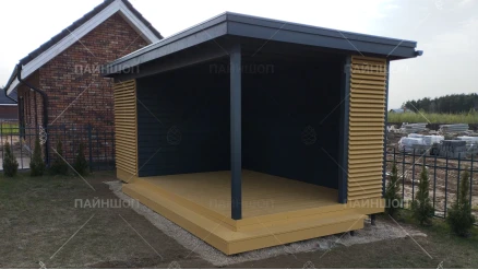 Беседка Хемген с хозблоком